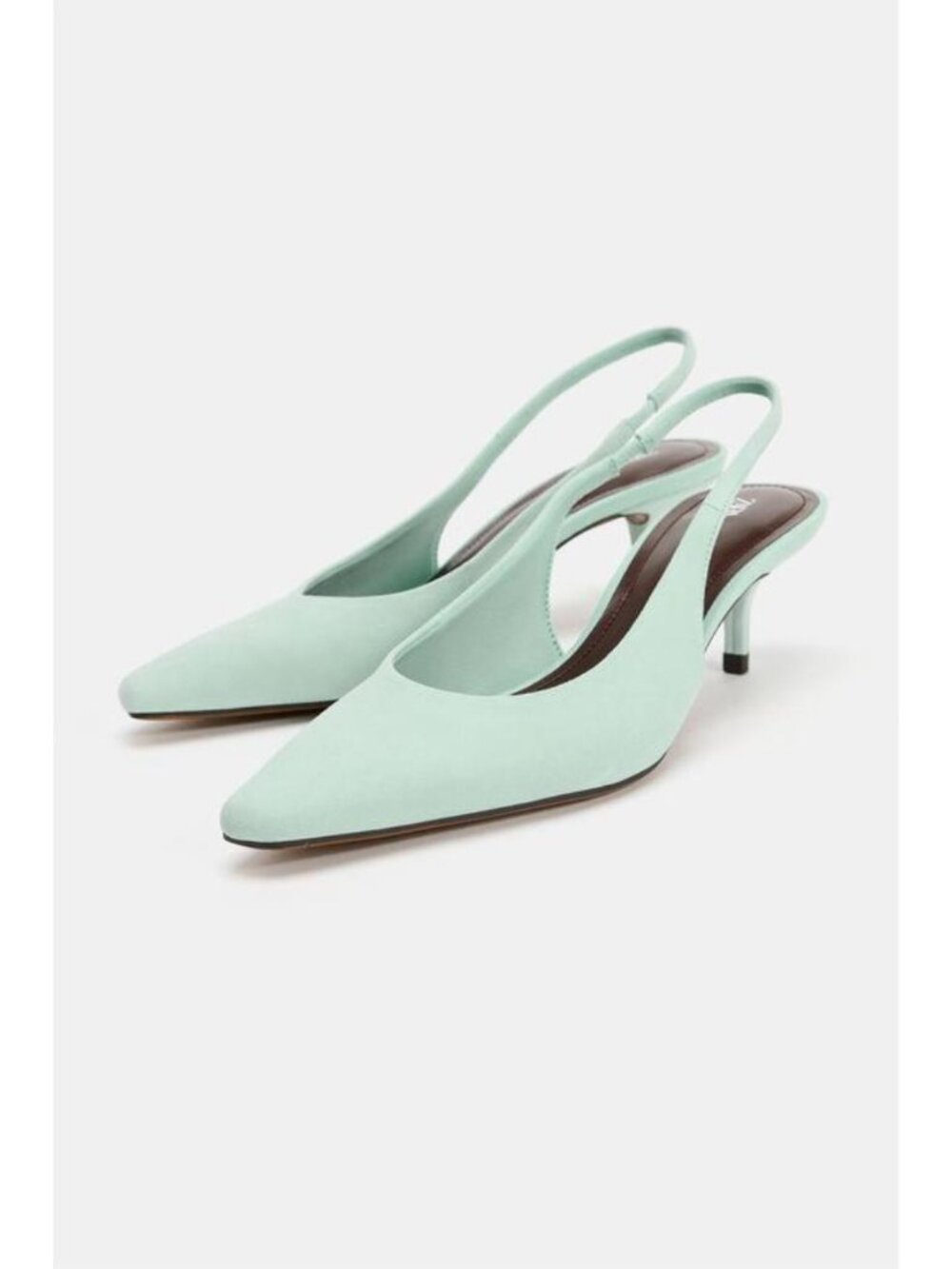 ZARA SUEDE KITTEN HEEL SHOES 2218/810/037